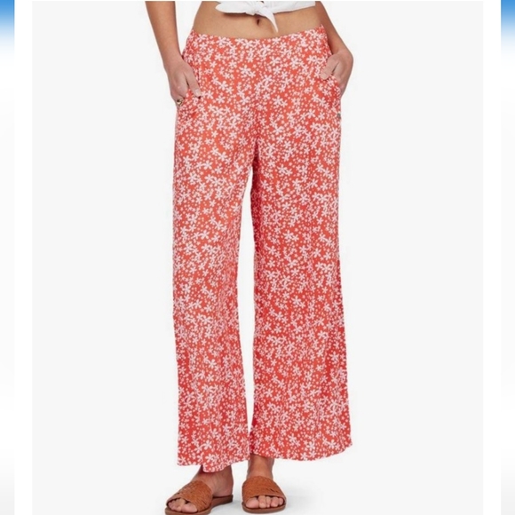 NEW Wide leg floral pants - Picture 1 of 10
